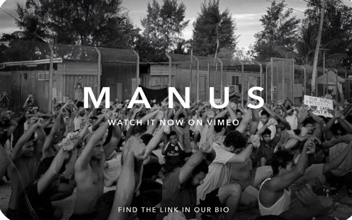 ‘Manus’ by <a href="/angusmcz/">Angus McDonald</a> the award-winning 13 min film every Australian should see👇

Raw detainees account, footage by 2 time Walkley winner Olivia Rousset + poem by <a href="/BehrouzBoochani/">Behrouz Boochani</a> 

7 years of unimaginable, ongoing suffering. It needs to end.

vimeo.com/330785345 #GameOver
