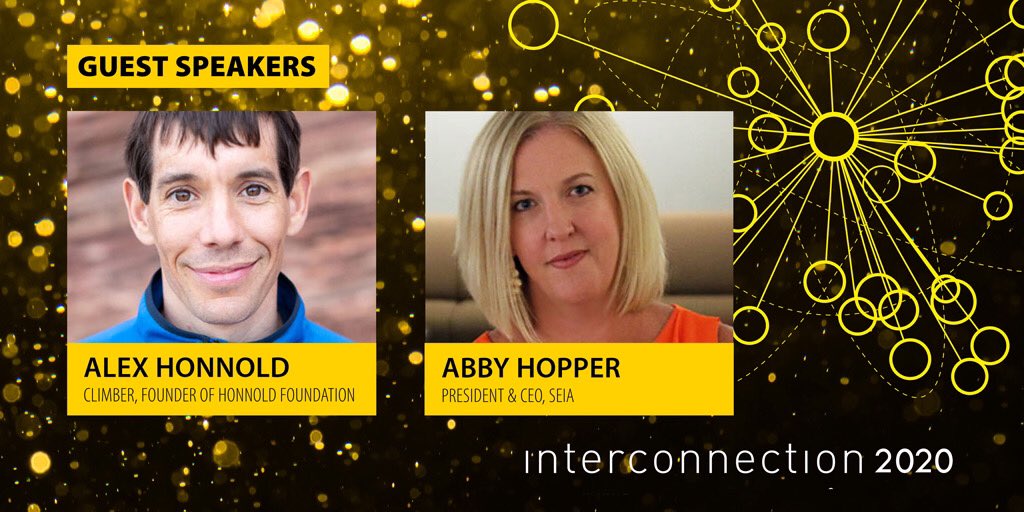 GRID's tweet photo. #Interconnection2020 is just one day away!

We are so excited to gather online with our amazing honorees, special guests and the GRID family. Thank you to all our sponsors and supporters! 

Check out the rock star lineup and get your ticket now!
https://t.co/dJe47WgDrB https://t.co/UKDZYaPq29