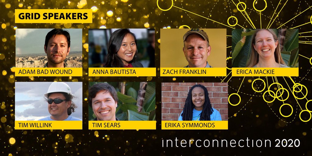 GRID's tweet photo. #Interconnection2020 is just one day away!

We are so excited to gather online with our amazing honorees, special guests and the GRID family. Thank you to all our sponsors and supporters! 

Check out the rock star lineup and get your ticket now!
https://t.co/dJe47WgDrB https://t.co/UKDZYaPq29