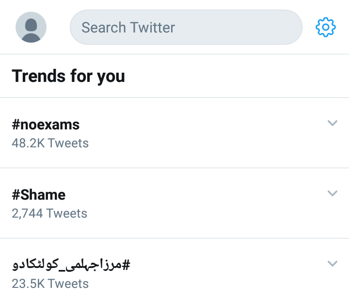 sanamaryam003's tweet photo. Once again 50k k kareeb ha love you all guys ....itny students apny haq k liye awaz utha ahy hn umeed ha @ImranKhanPTI hamare sunen gy..... students ko ignore ni kiya jay ga
#noexams 
@ImranKhanPTI 
@Shafqat_Mahmood 
@DrMuradPTI https://t.co/4JnLQtdxYe