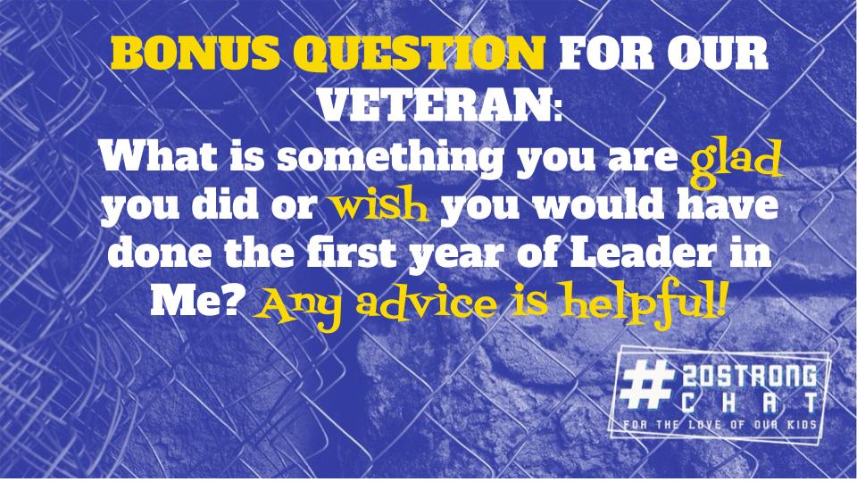 BONUS QUESTION! This last one is for our LIM veterans! #20StrongChat