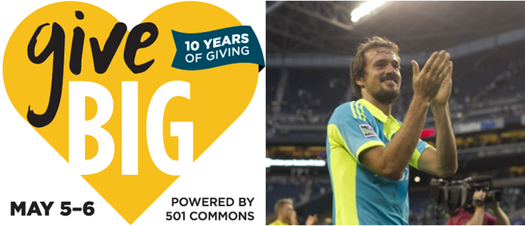 Thanks to all of you - GiveBIG has reached its goal of $12M raised for nonprofits and has set a new goal of $18M! We can do this! #GiveBIG at givebigwa.org/ROGER4RAVE or to the nonprofit of your choice by midnight! <a href="/SoundersFC/">Seattle Sounders FC</a> @GiveBIGWA