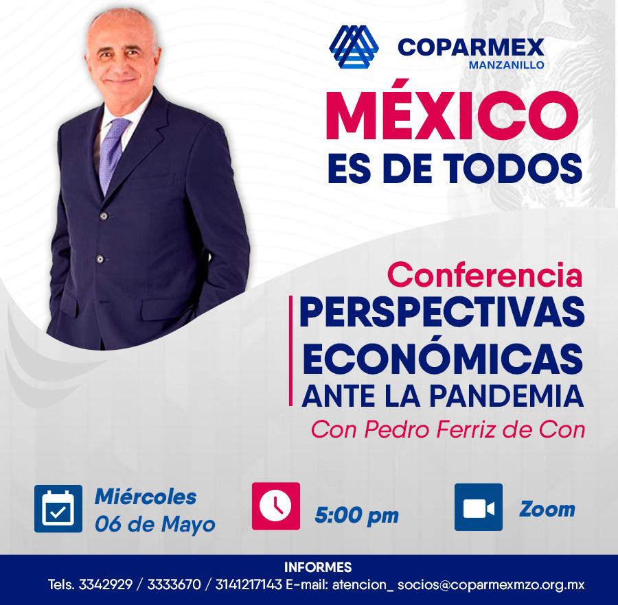 PedroFerriz's tweet photo. Los Invito a escucharme en unos momentos en la conferencia que estaré dando para la COPARMEX https://t.co/kOelRtheIs