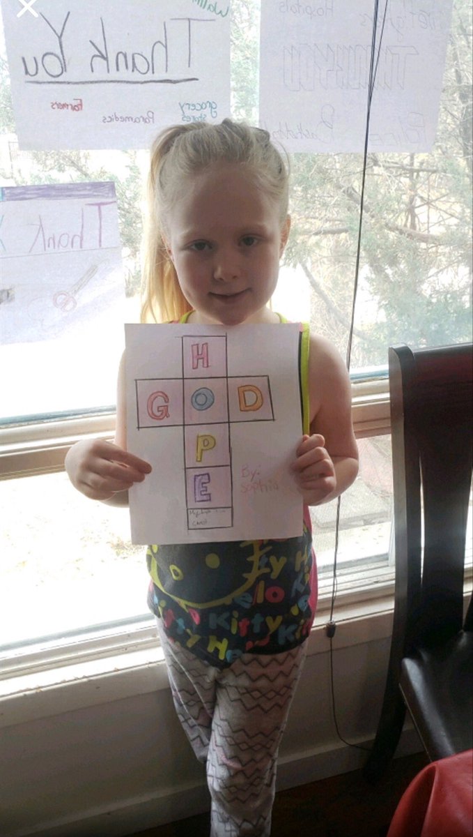 StDavidDragons's tweet photo. Sophia and Gavin, from Mrs. Cimino’s grade 1 class and David from Mrs. Toffoli’s grade 3/4 class demonstrate their artistic skills for education week with displays of hope and love! 🥰🙏🤗🐉 #SCSAtHome #CEW2020 @SudburyCDSB https://t.co/sek1Zjw4zj