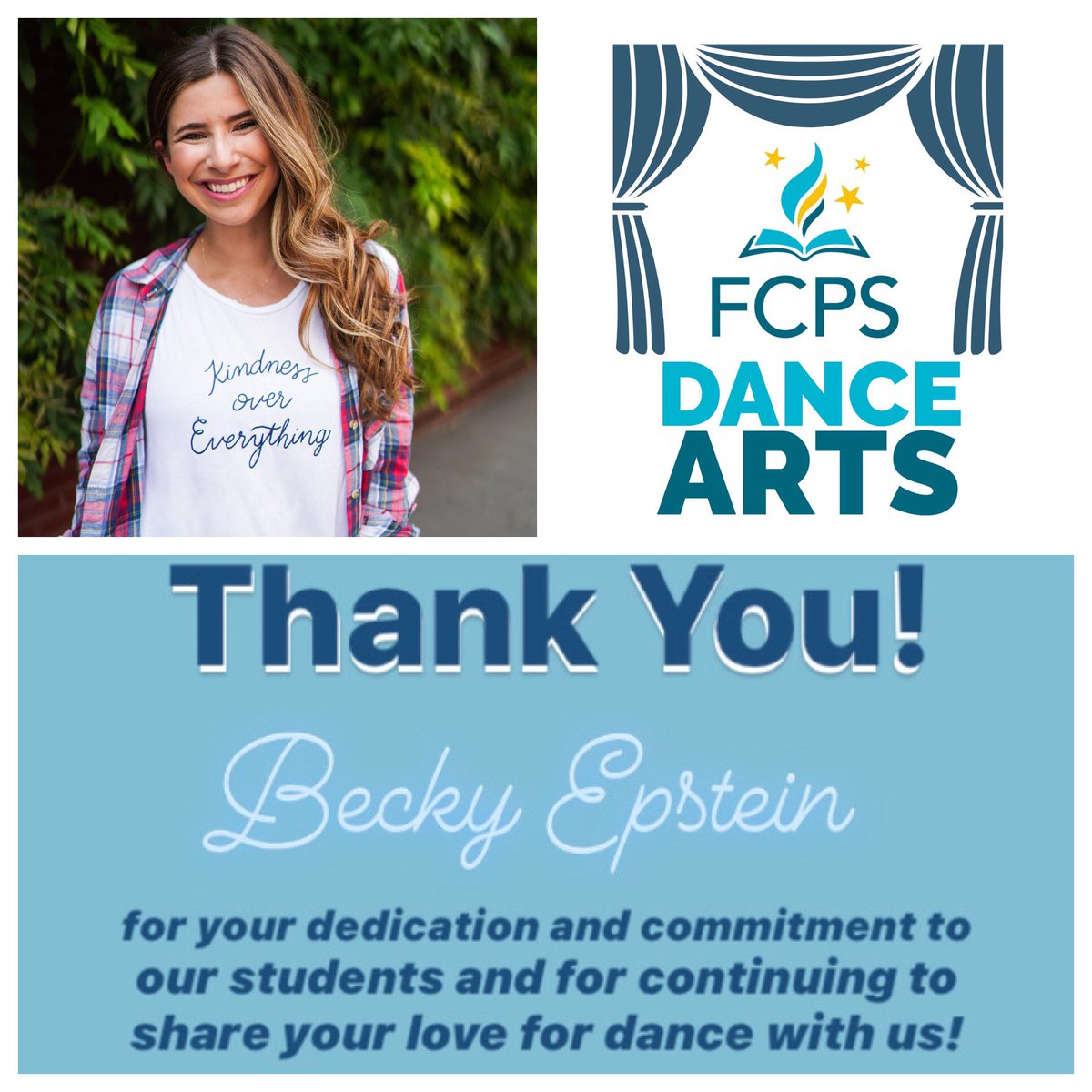 FCPSDanceArts's tweet photo. Did you guess correctly?? ππ»
.
Thank you Becky! We appreciate all you do for our dancers!
.
#teacherappreciationweek #FCPSDanceArts #FCPSDance #weloveourteachers #danceteacher #danceeducation #dance #teacher @FCPSfinearts @MsEpstein_DC @BaileysES_FCPS https://t.co/Nr5punQ4fq