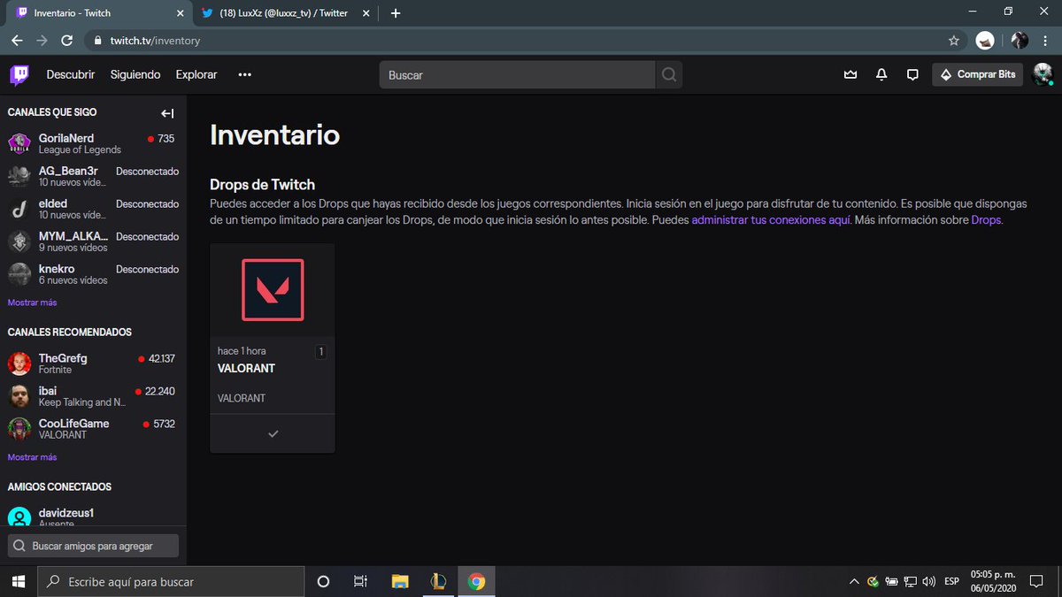 ErnesJoker's tweet photo. @luxxz_tv justo cuando pasaste el host me la dieron xD gracias... 
P.D: soy el qeu suscribio por twitch prime xD https://t.co/xCd44fcTbt