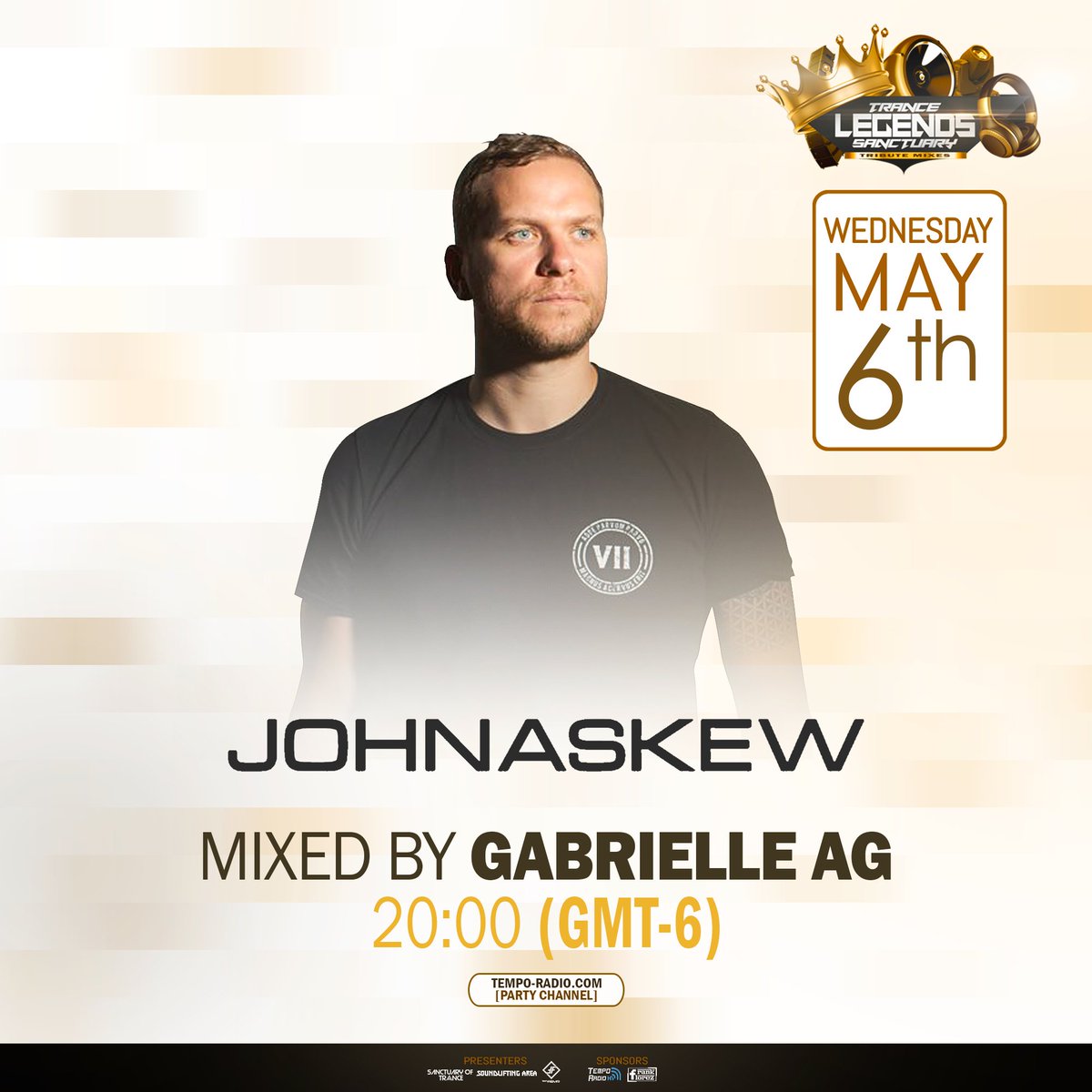 GYLL3R_'s tweet image. You all have a date with music today, join our #TLS001 at 20:00 Central America time (GMT-6), proper trance all the way tonight.

19:00 - @djdcat
20:00 - @GabrielleAGT
21:00 - @_josuelopz_
22:00 - @GYLL3R_

Link:  tempo-radio.com [Party Channel]

@SanctuaryTrance #team140