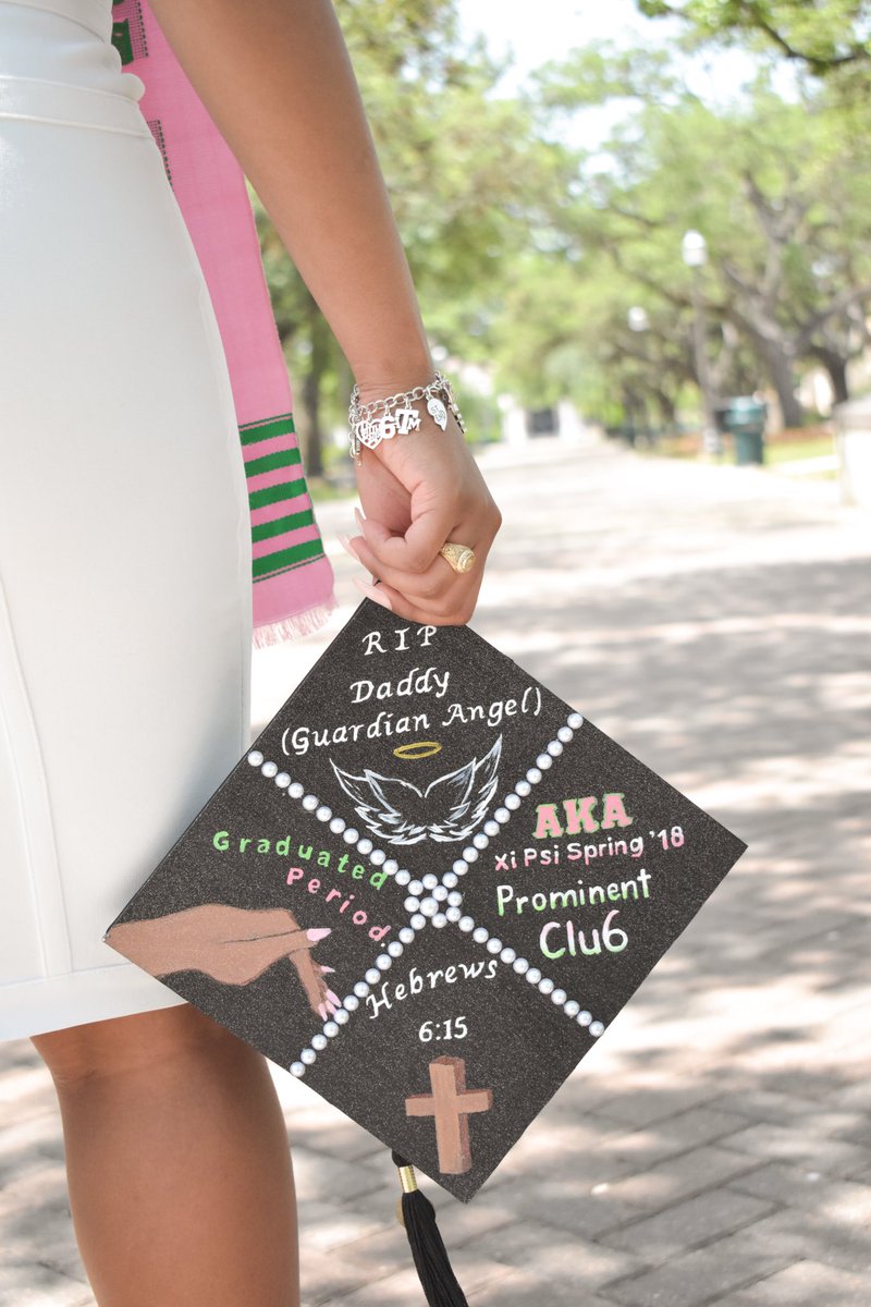 BJanae__'s tweet image. “And so it was, that she, having waited long and endured patiently, realized and obtained what God had promised.” Hebrews 6:15 ✨

THE Texas A&amp;amp;M University 
B.S. in Psychology 🎓

To my guardian angel: Daddy, I did it! Almost a college graduate &amp;amp; I hope I’m making you proud 💗