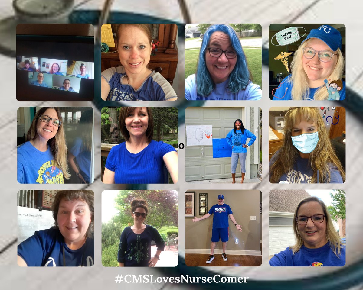 ClarkMSBraves's tweet photo. We wanted to honor Nurse Comer today by wearing blue!  We LOVE you Nurse Comer!  #204BravesPride #CMSLovesNurseComer https://t.co/U25k9U7lEu