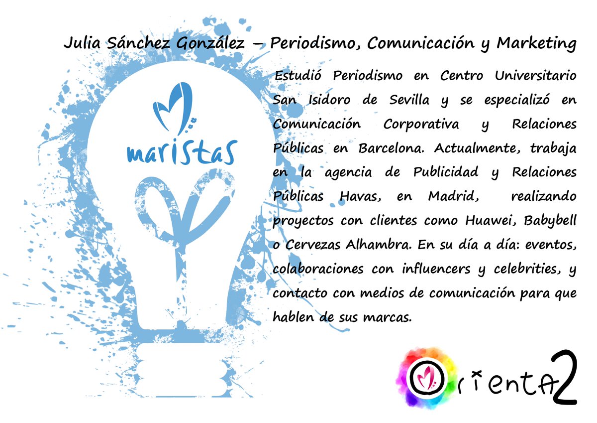 MaristasHuelva's tweet photo. #Orienta2 #másqueaulas #eligeMaristas https://t.co/S9nvkjPuO3