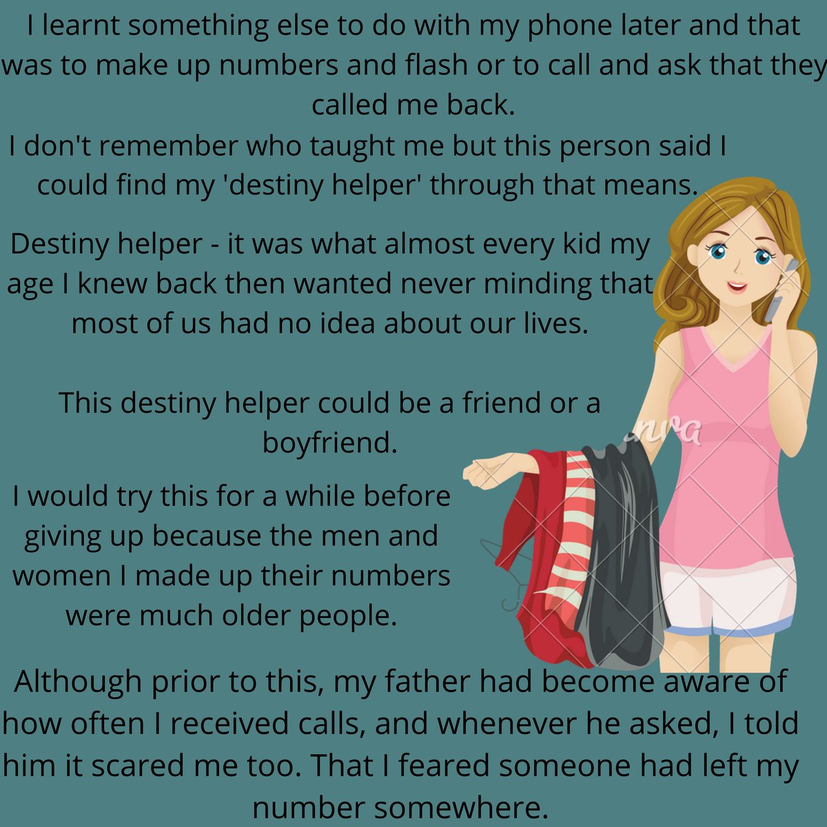 Amaaranthine's tweet photo. I shared my first phone experience with all of the mad things it came with. π
Do well to read.
I would love to read your experience too.
Thank you.π
#storritella
#WritingCommunity
#writing
#Read
#day127
#lockdownextension
#365DaysofWritingin2020 https://t.co/WcZKMzj1Vm