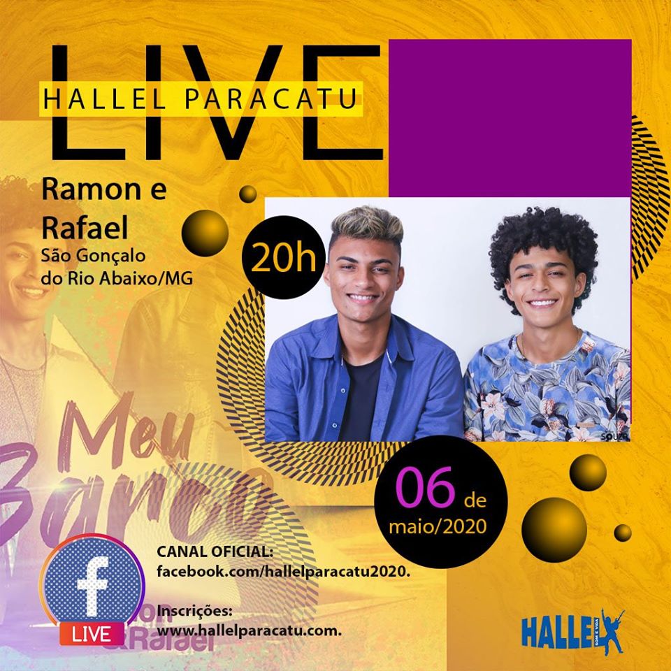 hallelparacatu's tweet photo. Live Ramon e Rafael | HOJE às 20h.

Venha conhecer #meubarco. https://t.co/BabaJJgmk9
