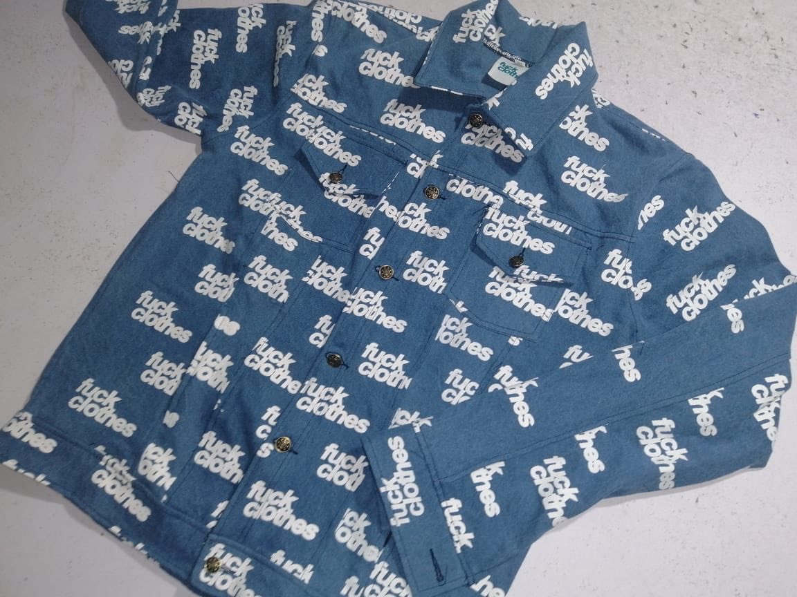 BigTate402's tweet photo. @FuckClothesOma “all over print” denim is coming soon, we’ll be using denim pretty frequently. Stay tuned for more. 🖕🏾 https://t.co/9CU4YbShT6
