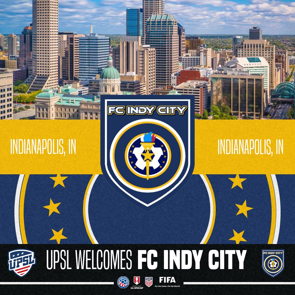 UPSL (@upslsoccer) on Twitter photo The United Premier Soccer League (#UPSL) Announces Indianapolis, IN-based FC Indy City as a new member of <a href="/UPSL_Midwest/">UPSL Midwest</a> for the 2021 Season!
#LetsGoUpSL
#ProRelForUSA
#SupportLocalDreamGlobal #ConnectingAmericanSoccer
📰: div1.upsl.com/news/2020/05/0… The United Premier Soccer League (#UPSL) Announces Indianapolis, IN-based FC Indy City as a new member of <a href="/UPSL_Midwest/">UPSL Midwest</a> for the 2021 Season!
#LetsGoUpSL
#ProRelForUSA
#SupportLocalDreamGlobal #ConnectingAmericanSoccer
📰: div1.upsl.com/news/2020/05/0…