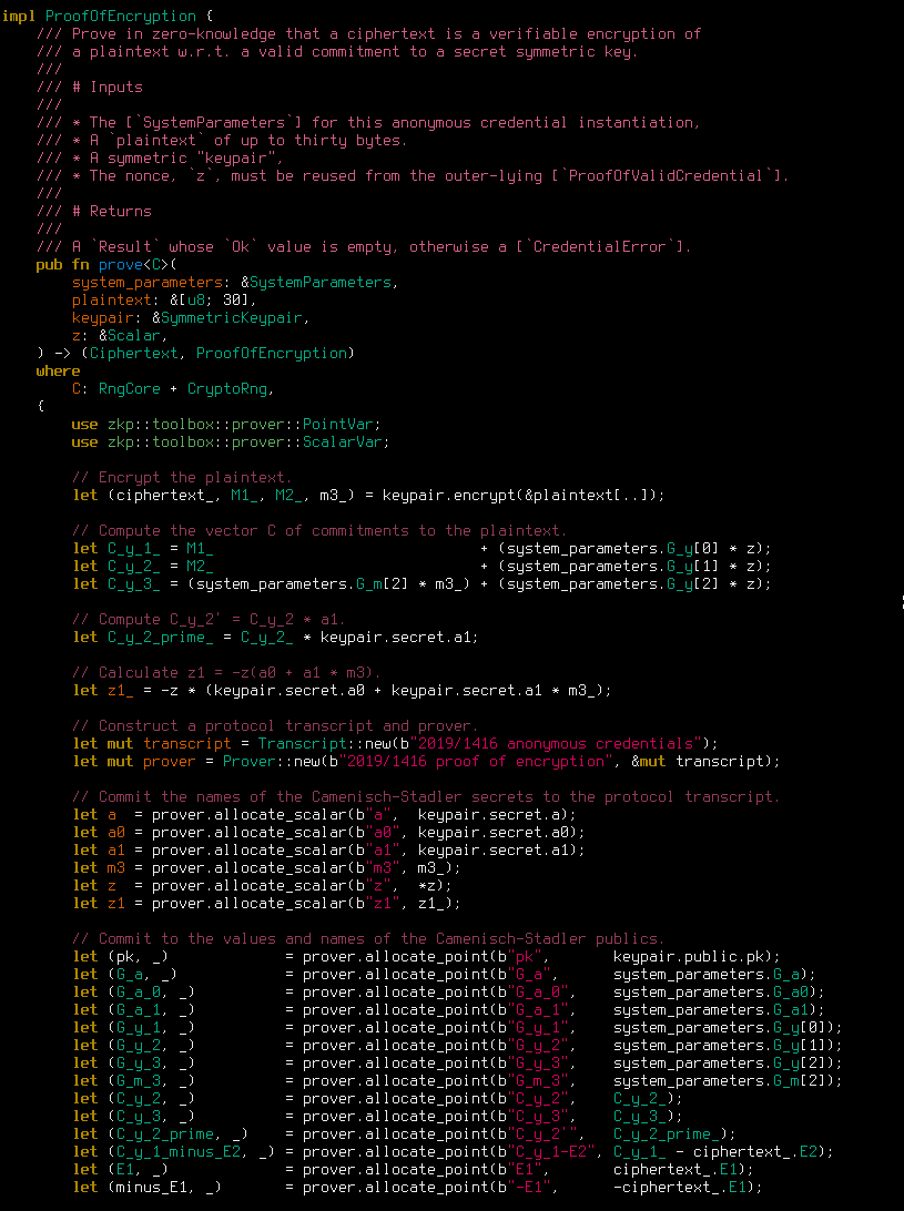 Isis Agora Lovecruft They Them This Brought To You By Me Completely Ignoring Rustc Warnings Until I Ve Finished An Implementation