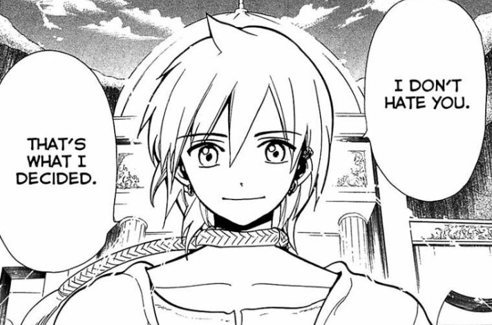 ALIHAKU SO SOFT AND PURE... HAKURYUU BEING BAFFLED ABOUT MEETING SOMEONE THAT DOESNT PROJECT PAST POLITICAL ISSUES ON THE PERSON CLOSEST TO THE ONES TO BLAME... this must be total news to hakuryuu as in kou, someone always has to take the blame... and thus he fell in love...