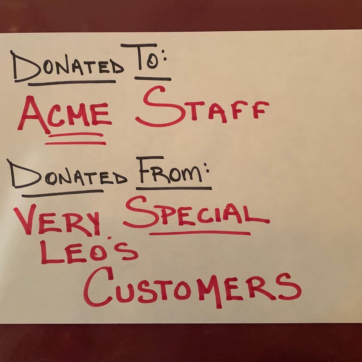 Smiles206's tweet photo. My heart is full of love. Heroes feeding heroes. Thank you Leoβs you are our #unsungheroes we β€οΈ you. #EssentialWorkersrock https://t.co/W7SHtFA7Qv
