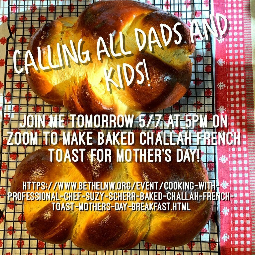 Easy, delicious and make-ahead. No excuse NOT to make this with me! For ingredient list and zoom link visit  ift.tt/3df1EHW
.
.
.
.
.
#mothersday #brunch #brunchathome #mothersday2020 #kidscooking #frenchtoast #challah #challahbread #homemade #… instagr.am/p/B_3PE1yDM3o/