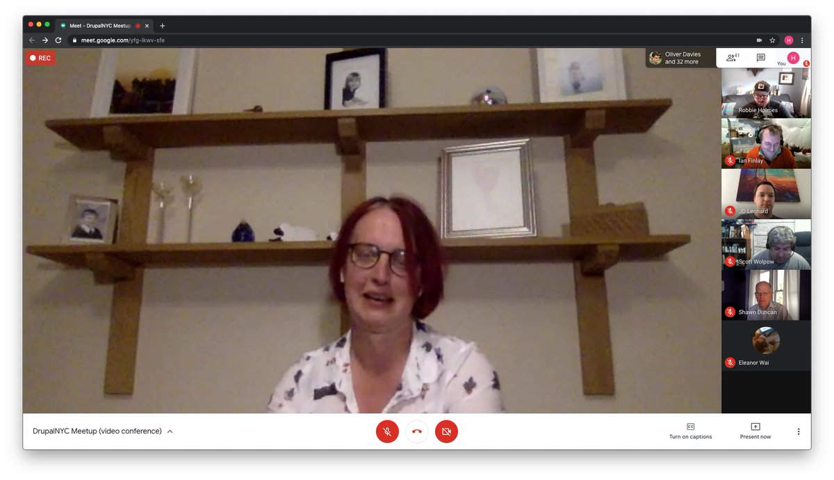 DrupalNYC's tweet photo. #DrupalNYC #Meetup @rachel_norfolk is sharing the latest news on #DrupalCares @DrupalConNA @drupalassoc! https://t.co/kVQ7qAZXhh