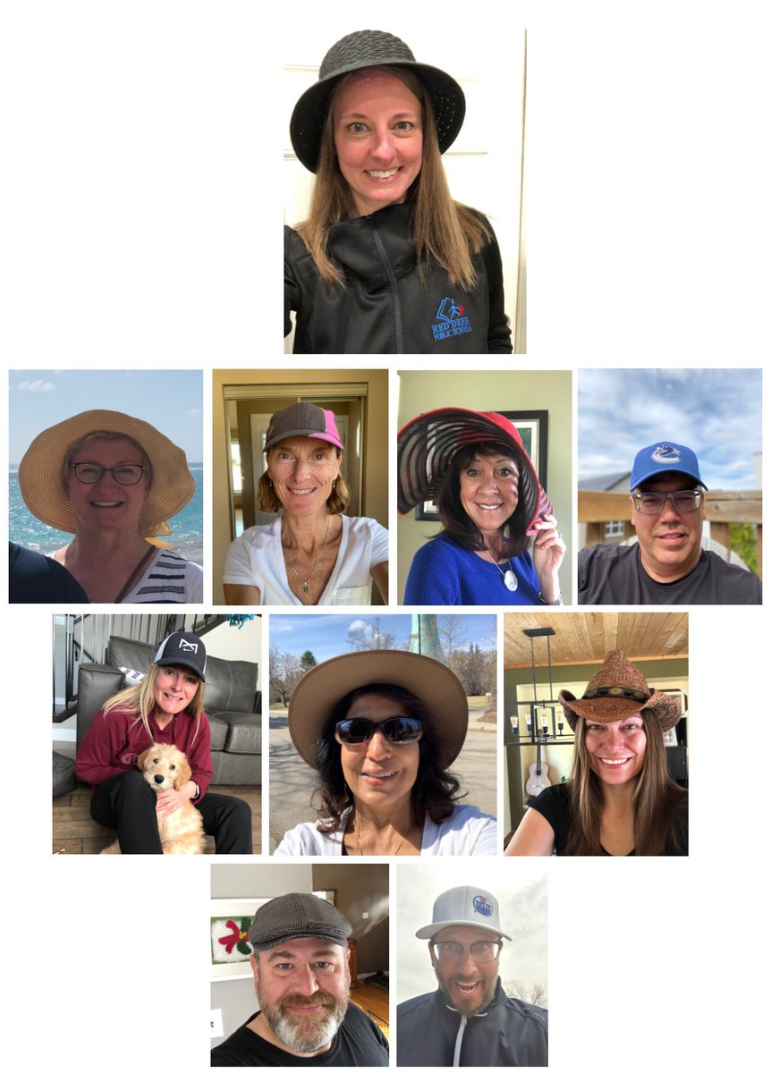 We may be working remotely, but we are all still actively engaged to support teachers and students. #hatsonformentalhealth #RedDeer #RDPSD #AllInThisTogether