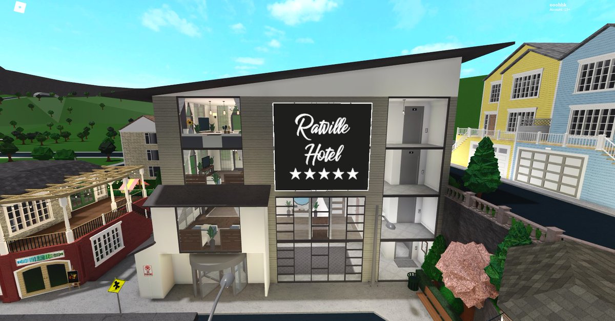 Bloxburghotel Hashtag On Twitter - roblox bloxburg hotels build