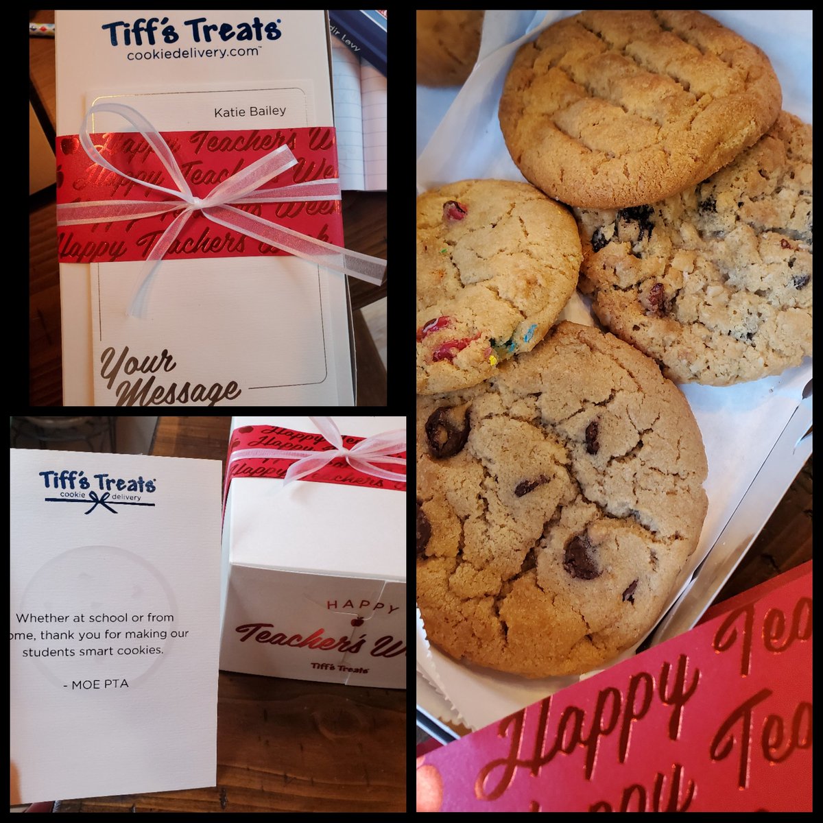 BaileyESOL's tweet photo. Thank You @MoePta for the delicious treats today and all of the great gift cards yesterday!!! Way to make a teacher feel loved. @ManningOaksFCS https://t.co/gOfoYBcUpv