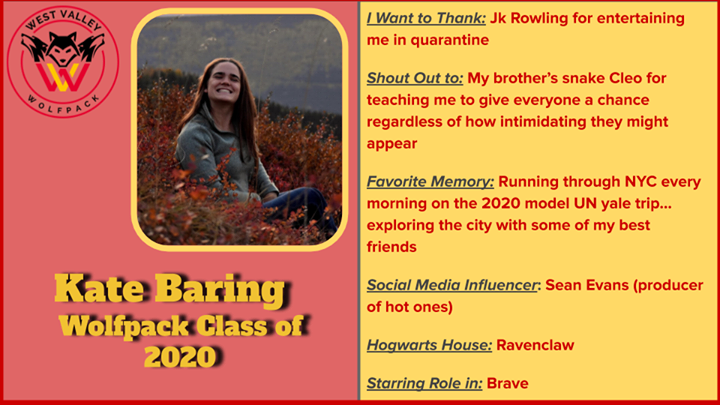 wvhWolfpack's tweet photo. 🎉🎓WVHS SENIOR SPOTLIGHT🎓🎉
#WVClassof2020
#WolfpackPride https://t.co/jMtbYdI2tc