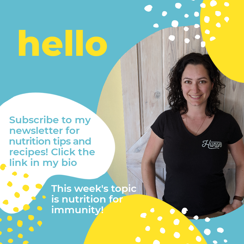 Subscribe to my newsletter now to learn about #immune promoting #nutrition tomorrow!

#dietitian #fitness #diet #mediterranean #plantbased #hearthealthy #hypertension #bloodpressure #wellnessdietitian #heartdisease #cholesterol #vegetarian  #diabetes #prediabetes #guthealth