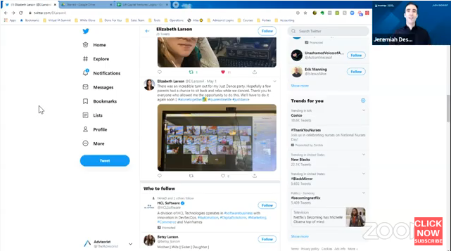 TheAdvisorist's tweet photo. It's the PRIZES portion of our #VirtualFASummit Q&A Session. Shoutout to all of our #Twitter peeps 😘 https://t.co/hsL2T84N6z