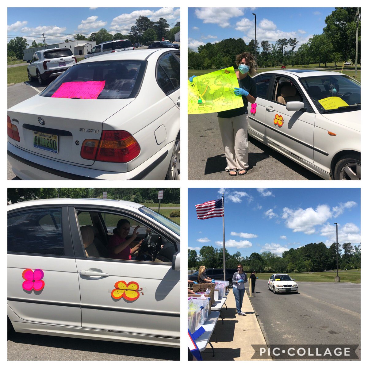 CarolAPullen's tweet photo. @smesbulldogs students put on a great “Thank You” parade today!  #smespride https://t.co/8KGg3FNqLe