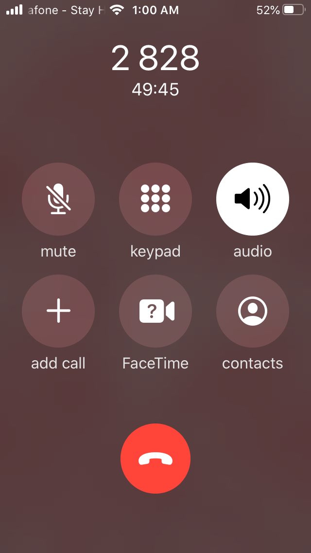 هل يعقل دي مدة انتظرها عشان حد من خدمة العملاء يرد عليا و مردوش بردو !؟ 
ده عادي يعني حتى لو مقللين الاعداد يا شركة غير محترمة ! 
ولو استنيت ترجعوا تكلموني الخدمة الصوتية تقولي من ساعتين لخمس ساعات !! انتوا مجانين ؟ 
<a href="/VodafoneEgypt/">Vodafone Egypt</a>
