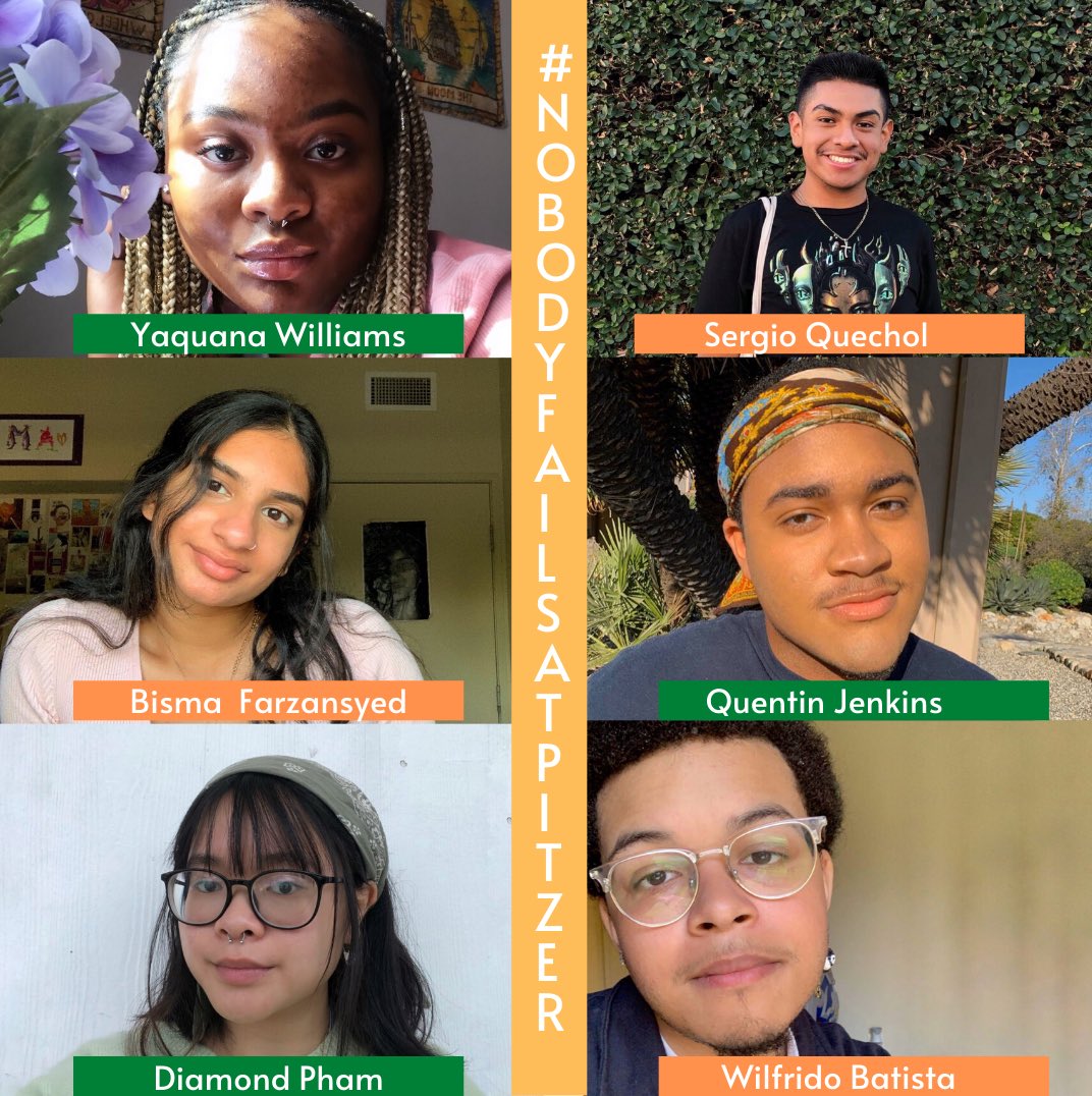 NobodyFailsAtPz's tweet photo. we wanted to introduce to you all the organizers! we are proud of the efforts y’all took part in to make history! Bc all of us are FGLI, it has been difficult to financially support ourselves. we are asking, if financially stable, to please consider venmo @/NobodyFailsOrganizers https://t.co/fiLdTjsQmw