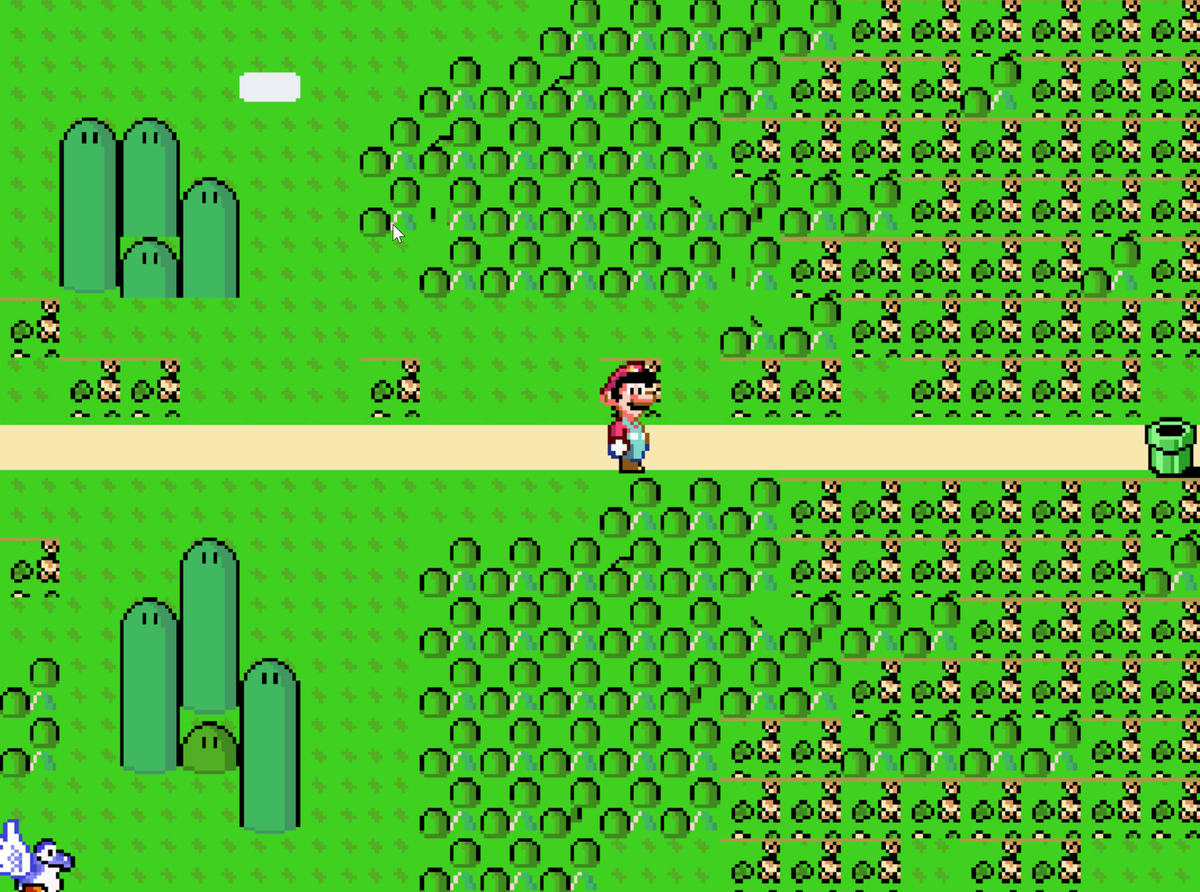 virtualon_'s tweet photo. @AugustaPlays This remake of Super Mario World felt like an excursion through the mushroom kingdom. I was able to appreciate the sprites without having to immediately jump on them to avoid dying. https://t.co/05Xx06x8Dz