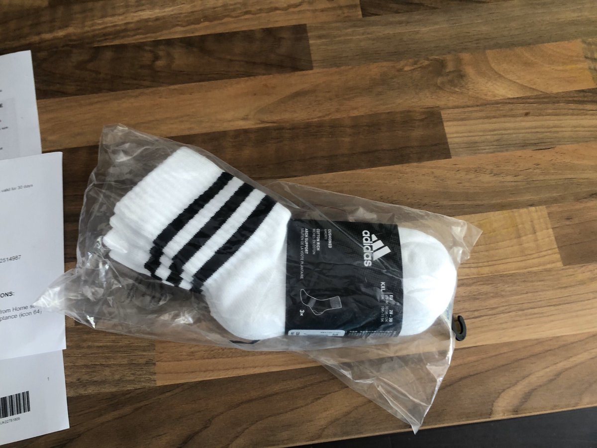 When you think you’re getting a good deal on Adidas sports socks 🙄 #babysize