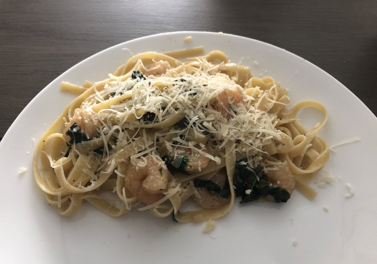 rheault_m's tweet photo. I hate meal planning. My best #QuarantineTip (that will carry on to post-Covid19 times) is to force each kid to choose a recipe, make the shopping list, and cook dinner each week. Of course with this scheme, some weeks I eat my weight in pasta and I don’t care. https://t.co/4H6mR3AVYm