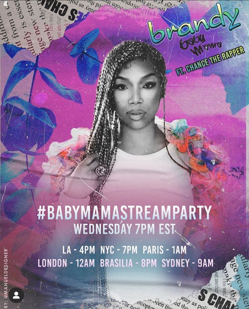 4everbrandy101's tweet photo. Im just here to #ShareTheLight!! ☀️ If you see this post go to your digital outlet and press play on #BABYMAMA! @brandy feat @chancetherapper #StreamBabyMama https://t.co/jOWIyHNaYT