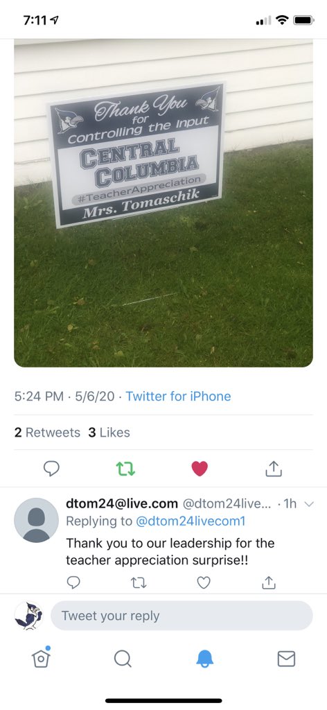 ccsdofficial's tweet photo. Hey @BillGates @TheEllenShow @Oprah one of my high school math teachers is finally on Twitter...and now I’m the principal of my alma mater and it’s teacher appreciation week. Can I get a retweet or a shoutout to dtom24@live.com. #controltheinput https://t.co/fbooVy9u7I