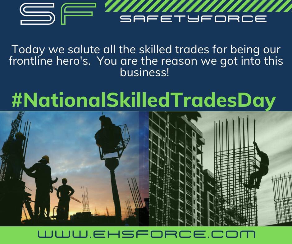 #NationalSkilledTradesDay #FirstLineWorkers #SafetyFirst #COVID19