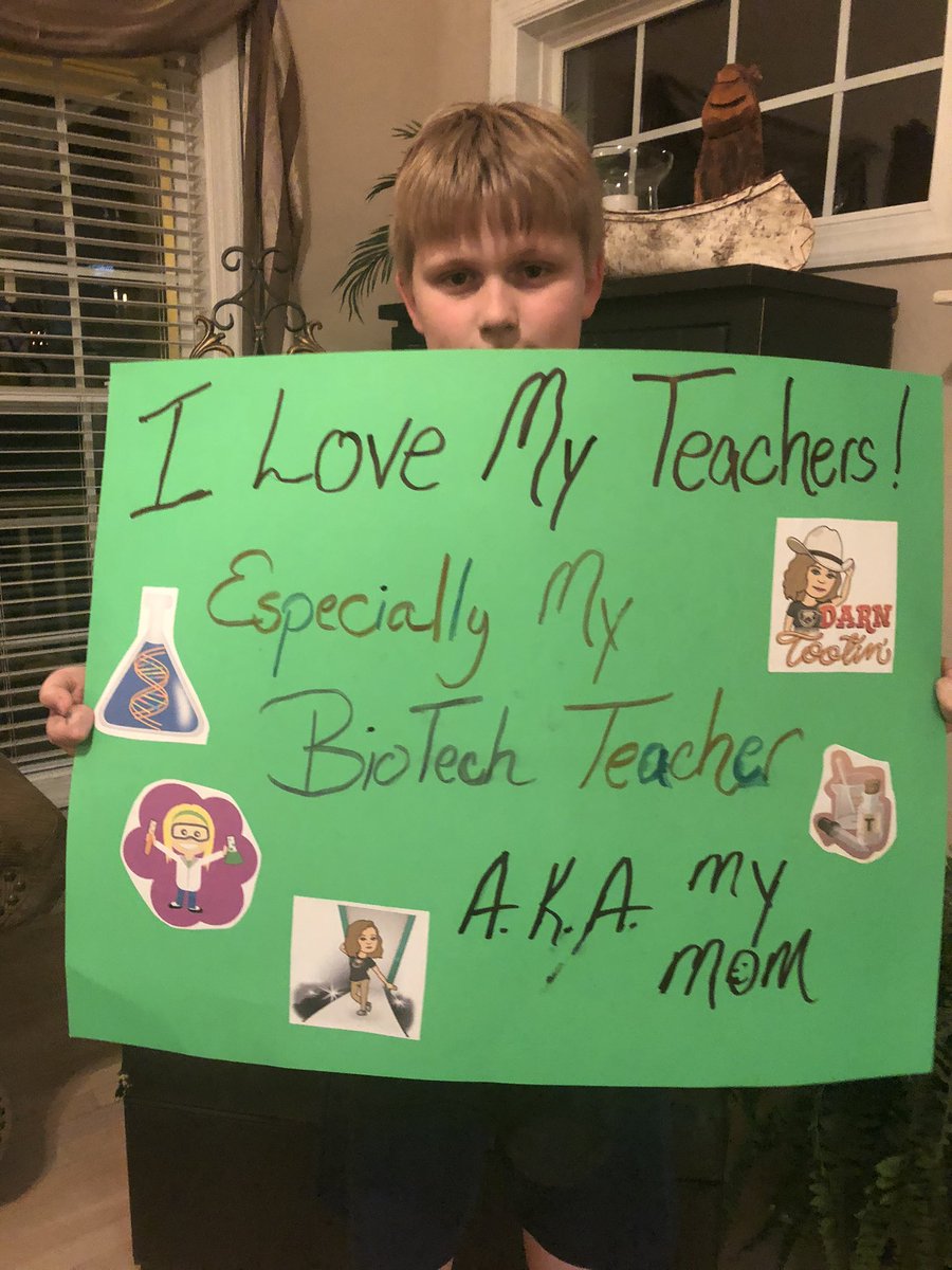 Jackson wishes the teachers <a href="/ALMSgators/">Archer Lodge Middle</a> a wonderful teacher appreciation week!