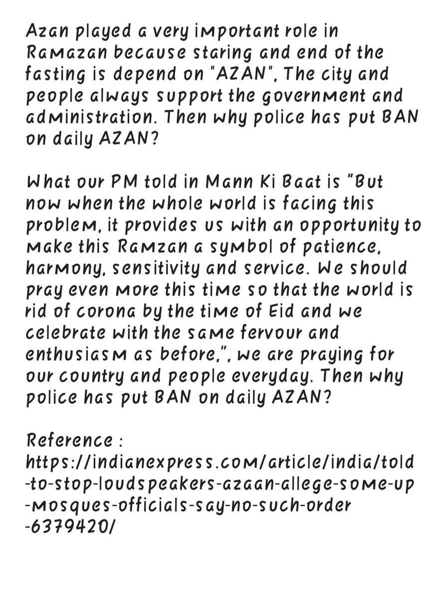AhmadNawaz26's tweet photo. Azan Ban.?
Reference : https://t.co/7VQAeRH2nZ

https://t.co/6Jsivh93TD

@AdminGhazipur @PMOIndia @CMOfficeUP @ndtv @ravishndtv @TheLallantop @myogiadityanath @myogioffice @narendramodi @umar_ansari786 @AbbasAnsari_786 @RahulGandhi @LambaAlka 

#startAzaninMousques https://t.co/HA7WY8Pu2t