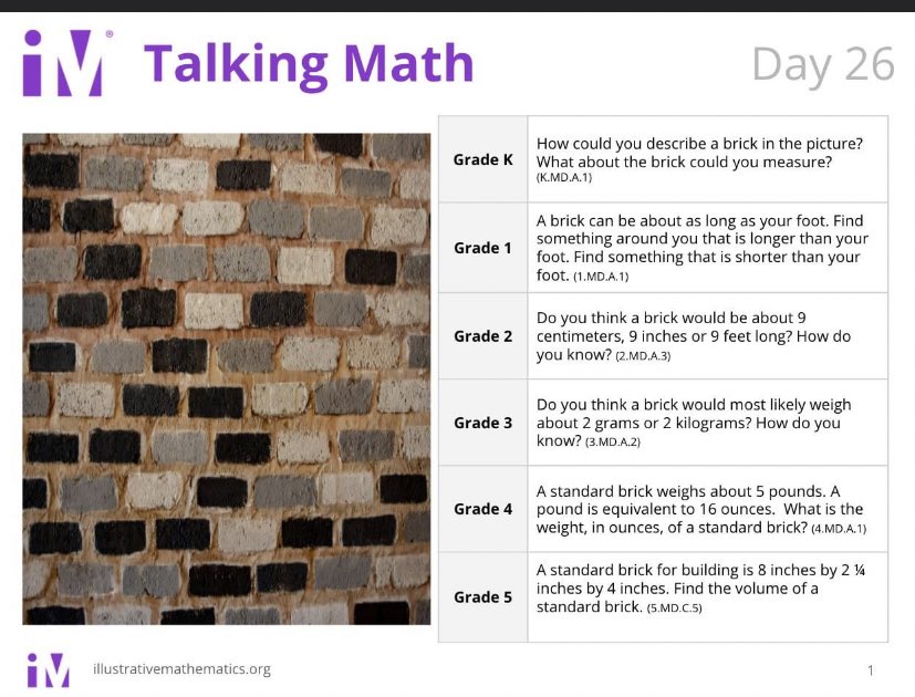Violetj1977's tweet photo. Even a brick wall has math, wait what? @DT_Bobcats @DTGrade5 @DTFourthGrade @Mrsfinleygrade3 @mrslewisthird @DTSecondGrade @PapadopoulosAA @MsPhillipsDT @MrsCallahanDT https://t.co/Hnl9lcrsSN