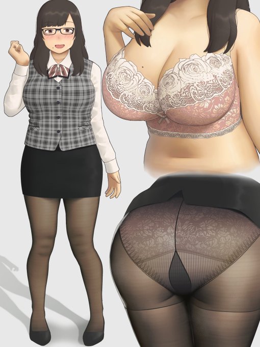 最近描いたお姉さんです 