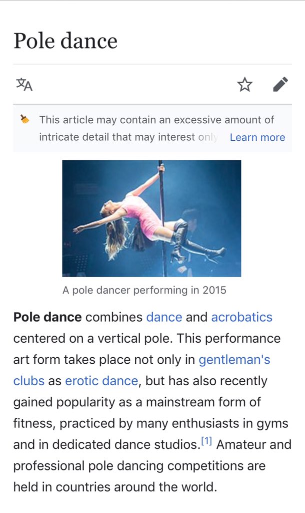 Pole dance - Wikipedia
