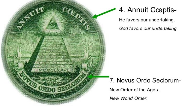 Above is a symbol of the Freemasons, who believe their ideology to have originated with the pyramid builders themselves.The "Eye of Providence" represents their concept of God, who they call the "Great Architect"Who watches over and guides humanity.They are his servants.