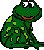 imagesivefound's tweet photo. Early 2000s frog pixels https://t.co/wtcXI6HB5V