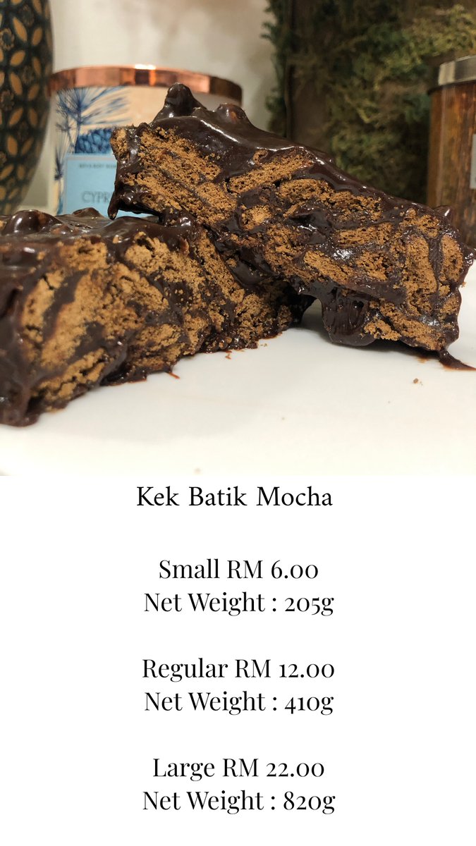 AIMANK_'s tweet photo. Salam warga twitter, saya dan isteri menjual kek batik untuk menjana pendapatan sampingan. Mohon jasa baik untuk RT agar tweet ini sampai ke potential customers kami 😁🙏 https://t.co/4oQ5ii2qUH
