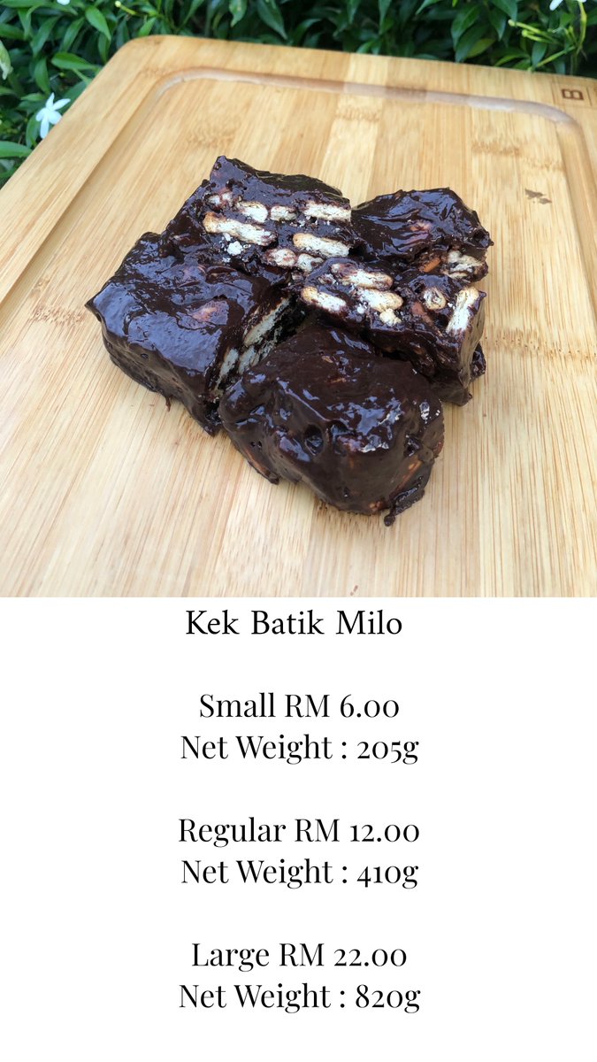 AIMANK_'s tweet photo. Salam warga twitter, saya dan isteri menjual kek batik untuk menjana pendapatan sampingan. Mohon jasa baik untuk RT agar tweet ini sampai ke potential customers kami 😁🙏 https://t.co/4oQ5ii2qUH
