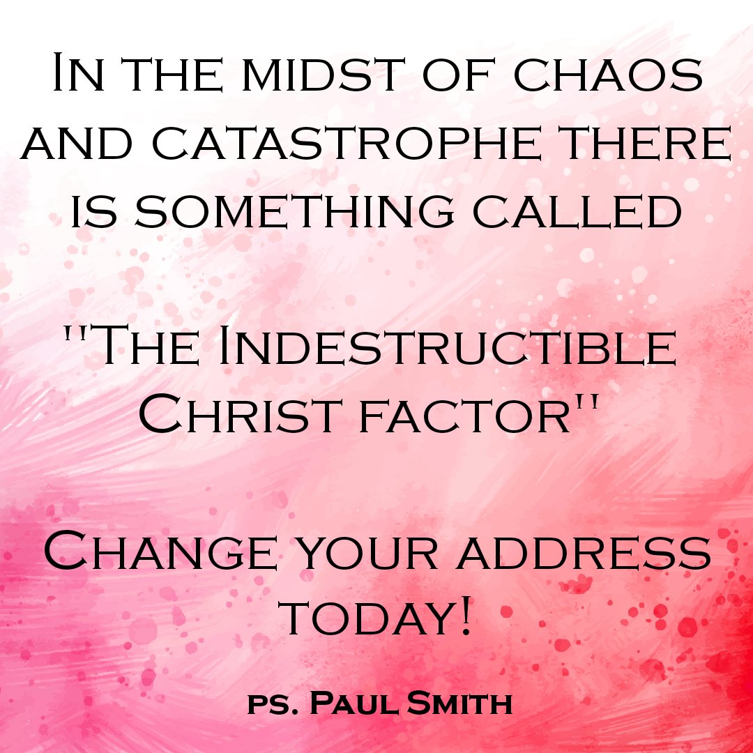 PaulSmithKACC's tweet photo. #livelife
#influencers
#thechristfactor https://t.co/s64XWw9y7M