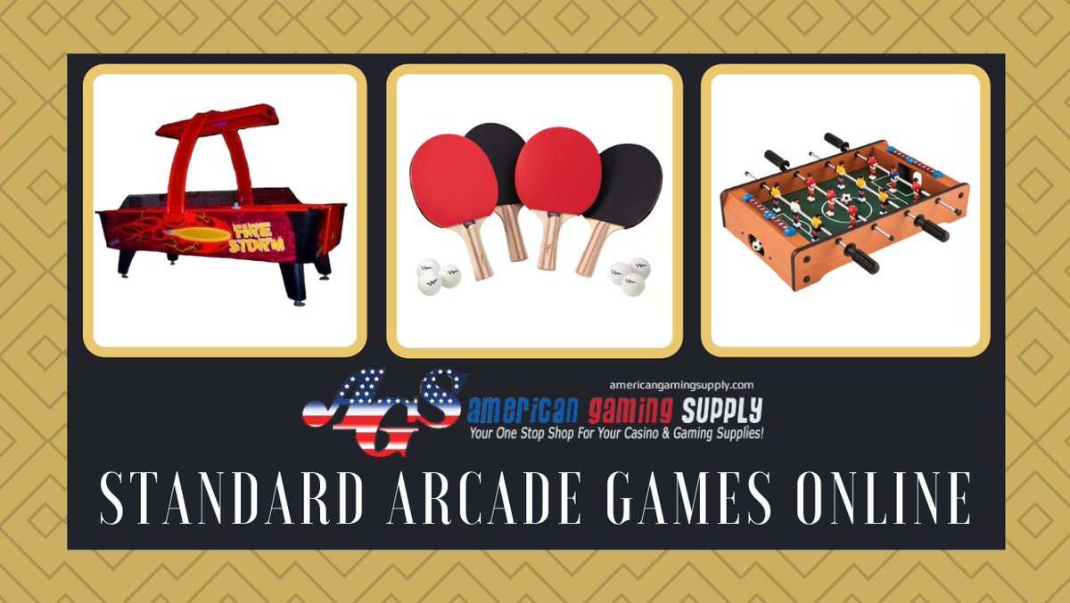 american_gaming's tweet image. We have a large selection of standard arcade games at low prices for those who love sports. 
To buy online, visit our website: bit.ly/2SI9LF4
#airhockeytable #airhockey #hockeytable #pooltables #tabletennisset