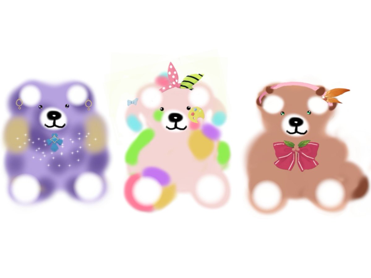 kumakuma142857's tweet photo. #テディーベアにしてみたシリーズ( ̄(エ) ̄)y-゚゚゚
インドネシア組もぬいぐるみにしてみたムーナ、イオフィ、リス
#ホロライブ #Airani #IOFORIA #Moona #Risu https://t.co/GzQ45ynx5l
